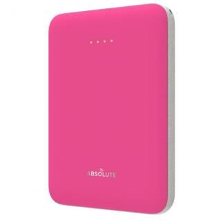 ABSOLUTE ultra mini 5000 モバイルバッテリー ピンク x ライトグレー