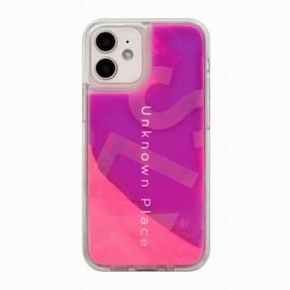 iPhone 12 mini (5.4インチ) ケース SLY ラメ入りネオンサンドケース ピンク×紫 iPhone 12 mini