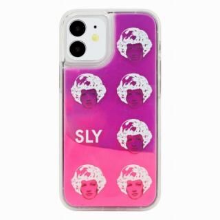 iPhone 12 mini (5.4インチ) ケース SLY ネオンサンドケース face ピンク×紫 iPhone 12 mini