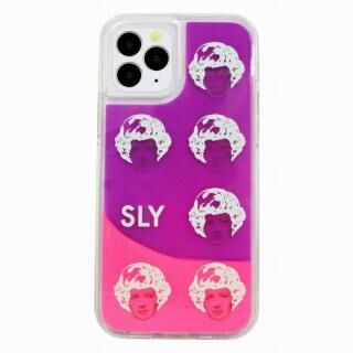 iPhone 12 / iPhone 12 Pro (6.1インチ) ケース SLY ネオンサンドケース face ピンク×紫 iPhone 12/12 Pro