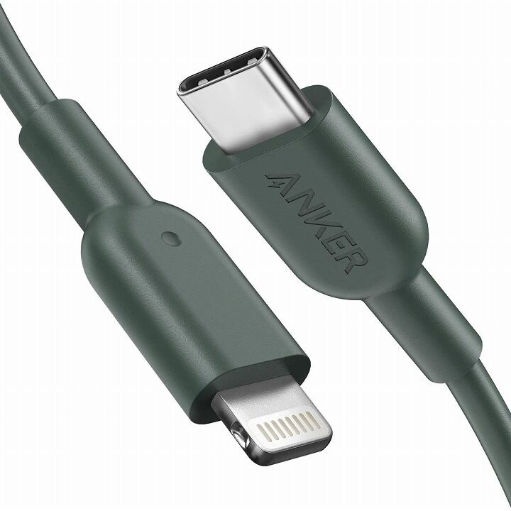 Anker PowerLine II USB-C ＆ ライトニング ケーブル 1.8m グリーン_0
