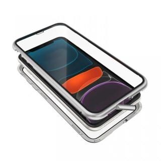 iPhone 11 ケース Monolith Alluminio 2020（モノリス アルミニオ 2020）/シルバー(ホワイト) ゴリラガラス+アルミバンパー for iPhone 11
