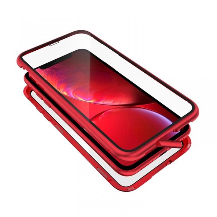 iPhone XR ケース Monolith Alluminio 2020（モノリス アルミニオ 2020）/レッド ゴリラガラス+アルミバンパー for iPhone XR_0
