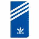 adidas Originals 手帳型ケース ブルーホワイト iPhone 6s/6