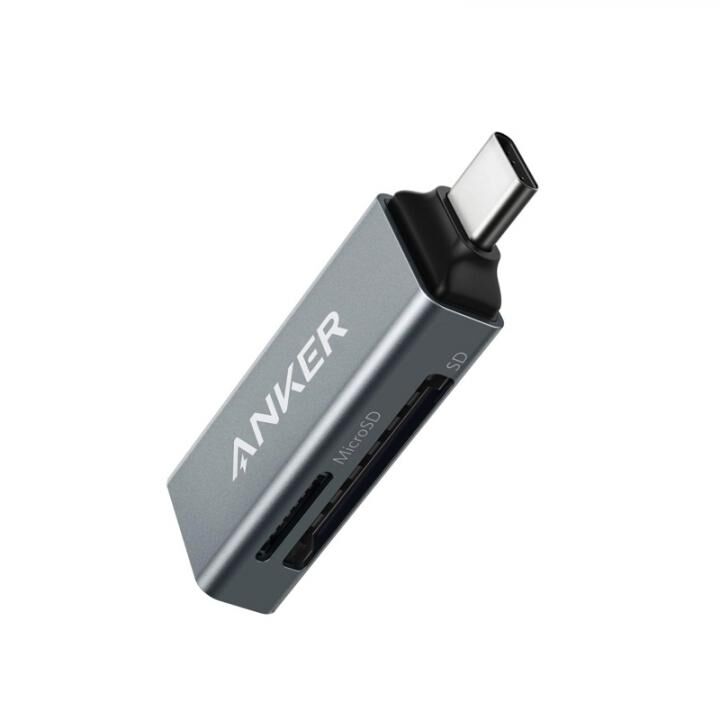 Anker USB-C 2-in-1 カードリーダー グレー_0