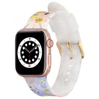 Rifle Paper Co. Apple Watch バンド Marguerite for Series 1-6、SE 38-40mm