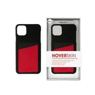 iPhone 11 Pro ケース HoverSkin フルカーボンケース ステルスブラックwithサフィアーノ レッド iPhone 11 Pro