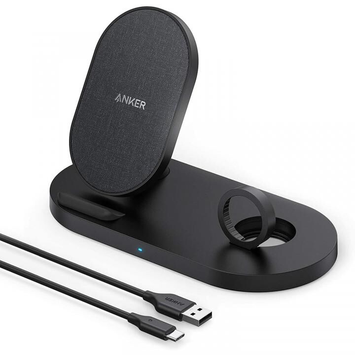 Anker PowerWave 2-in-1 Stand with Watch Charging Cable Holder ブラック_0