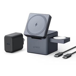 Anker 3-in-1 Cube with MagSafe ブラック【6月上旬】