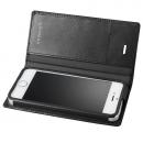 GRAMAS フルレザー手帳型ケース ブラック iPhone SE/5s/5