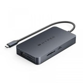 HyperDrive Next Dual 4K HDMI 10 Port USB-C ハブ For M1, M2 , and M3 MacBooks【5月中旬】
