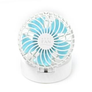 abbi Fan Mirror ハンズフリーポータブル扇風機ミラー付き ホワイト