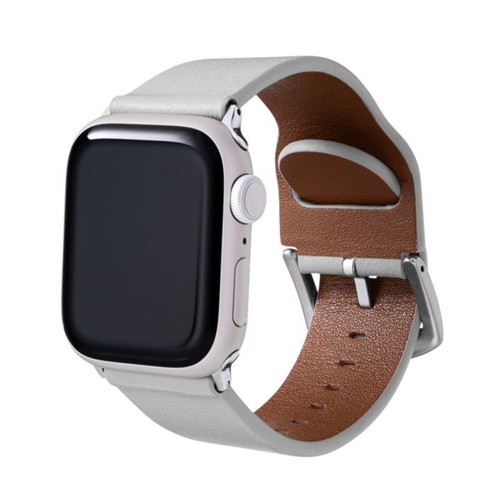 Apple Watch Series 1/2/3/4/5/SE/6/7 38/40/41mm PUレザーバンド