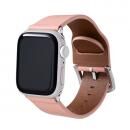 Apple Watch Series 1/2/3/4/5/SE/6/7 38/40/41mm PUレザーバンド「Vahane」 ピンク