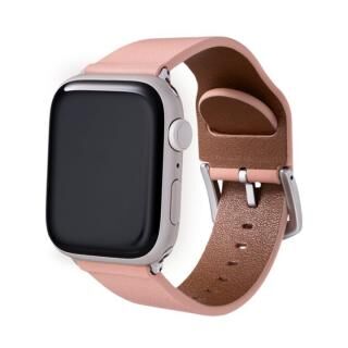 Apple Watch Series 1/2/3/4/5/SE/6/7 42/44/45mm PUレザーバンド「Vahane」 ピンク