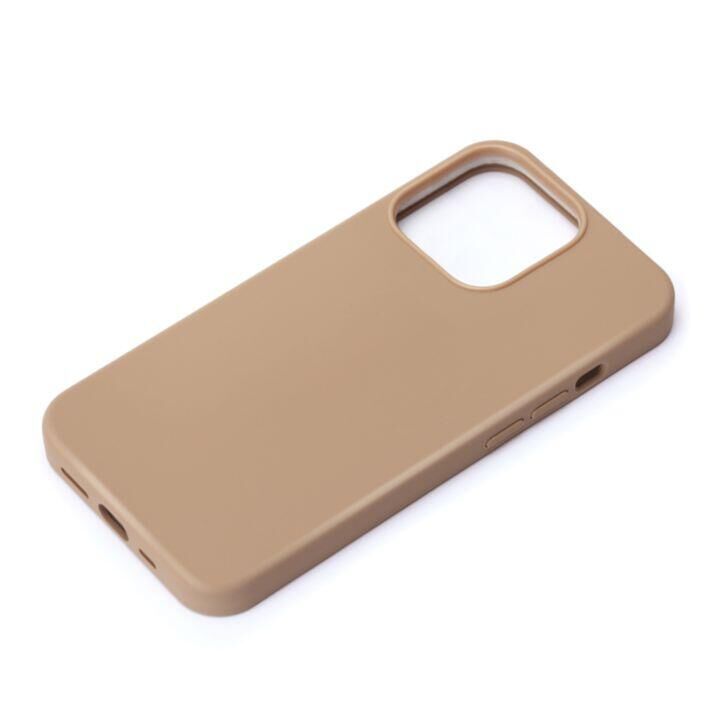 Premium Style MagSafe対応 抗菌スリムシリコンケース ベージュ iPhone 13 Pro_0