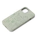Premium Style MagSafe対応 抗菌ハイブリッドケース トムとジェリー/グリーン iPhone 13
