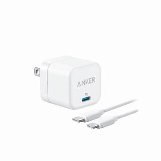 Anker PowerPort III 20W Cube with USB-C & USB-C ケーブル