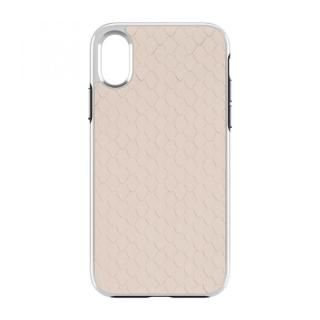 iPhone X ケース Rebecca Minkoff Luxe Double Up Case Snakeskin Inlay Nude Snake iPhone X