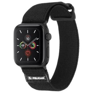 Pelican 抗菌ウォッチバンド Apple Watch 42-44mm Series 1/2/3/4/5/6 and SE Black【6月中旬】