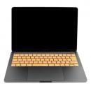 キースキン 2016 MacBook Pro 13インチ& 15インチ Touch BarとTouch ID対応 キーボードカバー オレンジ