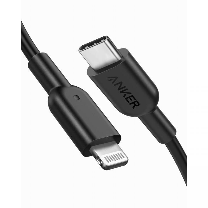 Anker PowerLine II USB-C & ライトニングケーブル 1.8m ブラック_0