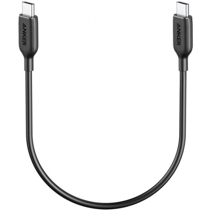 Anker PowerLine III USB-C & USB-C 2.0 ケーブル 0.3m ブラック_0