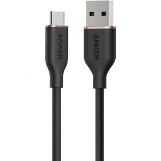 Anker USB-C ＆ USB-A ケーブル (Flow) 0.9m ミッドナイトブラック【6月中旬】