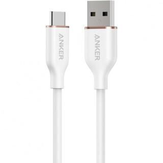 Anker USB-C ＆ USB-A ケーブル (Flow) 0.9m クラウドホワイト【6月下旬】