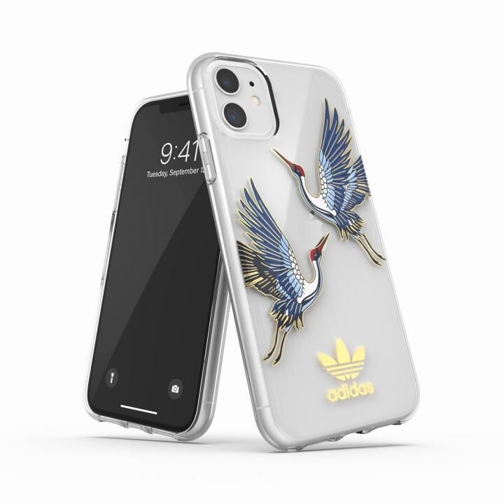 iPhone 11 ケース adidas Originals Clear Case CNY Blue/Gold iPhone 11_0