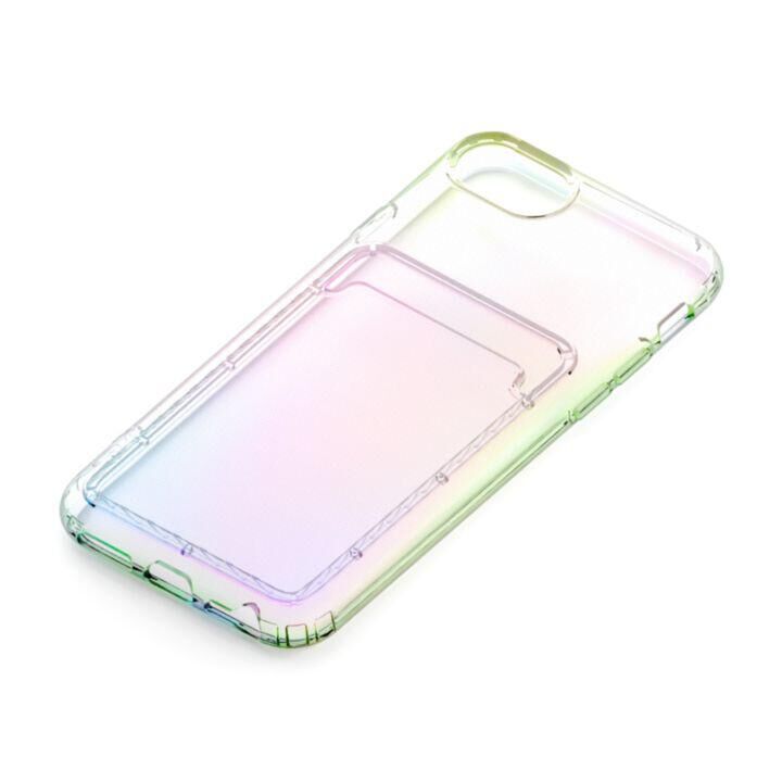 iPhone8/7 ケース Premium Style ポケット付 抗菌TPUケース オーロラ iPhone SE 第3世代/SE 2/8/7_0