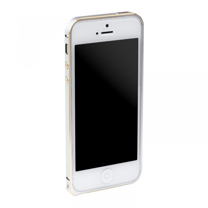iPhone SE/5s/5 ケース 6g軽量アルミバンパー Essence Bumper シルバー iPhone SE/5s/5バンパー_0