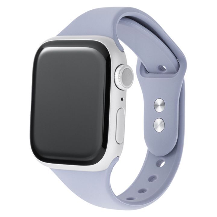 GRAMAS COLORS Slim Silicone Band for Apple Watch 41/40/38mm ブルーアッシュ_0