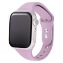 GRAMAS COLORS Slim Silicone Band for Apple Watch 41/40/38mm ミスティパープル