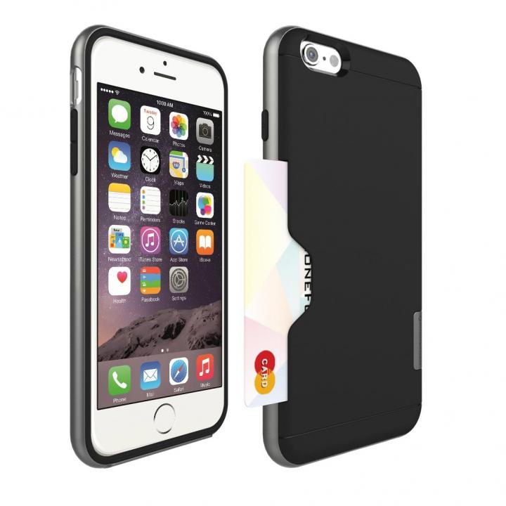 iPhone6 Plus ケース PhoneFoam LINE カード収納機能付きケース ダークシルバー iPhone 6 Plus_0