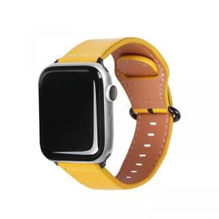 Apple Watch 40mm/38mm用 GENUINE LEATHER STRAP イエロー