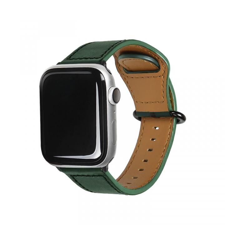 Apple Watch 40mm/38mm用 GENUINE LEATHER STRAP ディープグリーン【10月上旬】_0