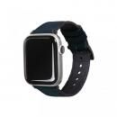 Apple Watch 44mm/42mm用 GENUINE LEATHER STRAP AIR ディープグリーン【10月中旬】