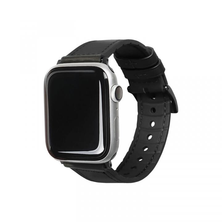Apple Watch 44mm/42mm用 GENUINE LEATHER STRAP AIR ブラック【10月上旬】_0
