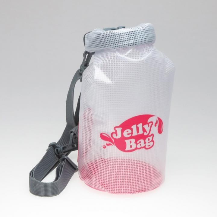 丸底デザインの防水バッグ Jelly Bag 3L ピンク_0