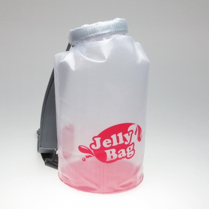 丸底デザインの防水バッグ Jelly Bag 10L ピンク_0