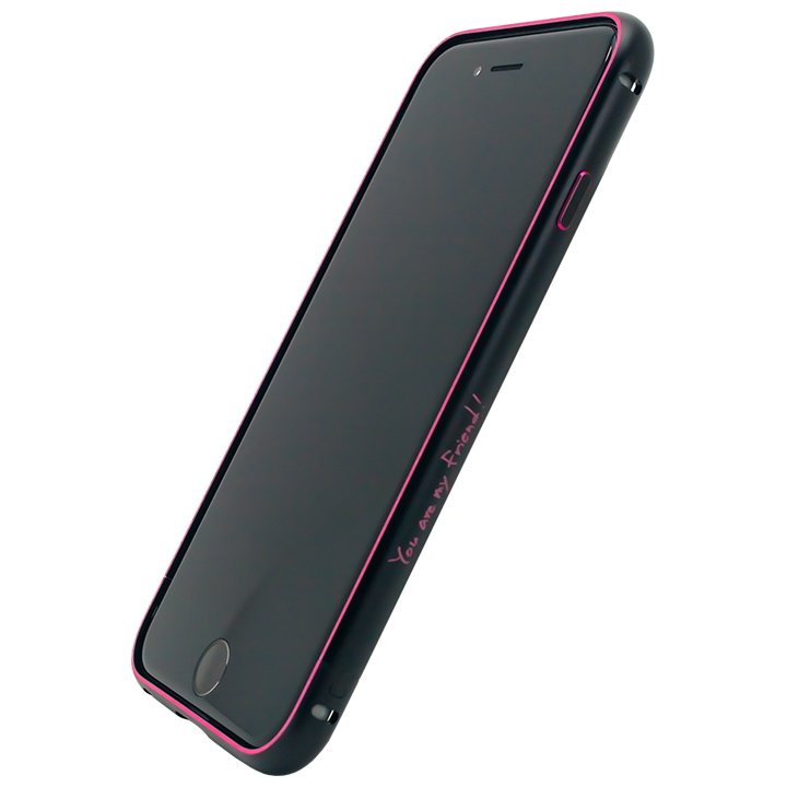 iPhone6s/6 ケース マックスむらいのメタルバンパー ブラック×レッド iPhone 6s/6_0