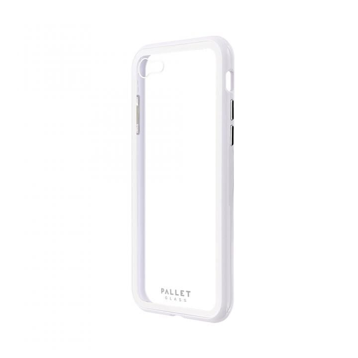 iPhone8/7 ケース 強化ガラスハイブリッドケース PALLET GLASS クリアホワイト iPhone SE 第3世代/SE 2/8/7_0