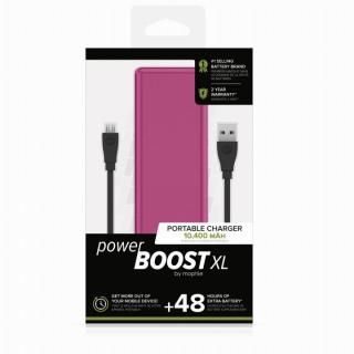 mophie Power Boost XL モバイルバッテリー [10400mAh] ピンク