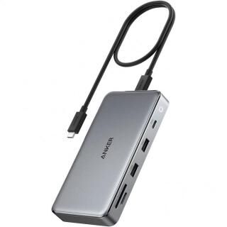 Anker 563 USB-C ハブ 10-in-1 Dual 4K HDMI  for MacBook【5月上旬】