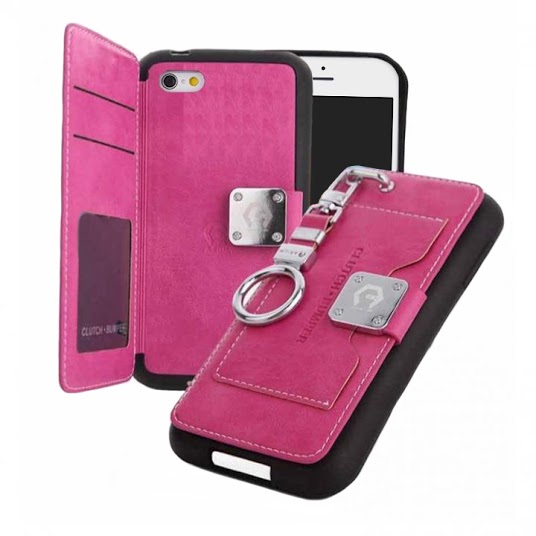 iPhone6s/6 ケース マルチ収納ケース CLUTCH BUMPER ピンク iPhone 6s/6_0