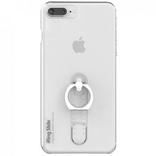 iPhone8 Plus/7 Plus ケース AAUXX iRing 落下防止リング付きケース Slide クリア iPhone 8 Plus/7 Plus