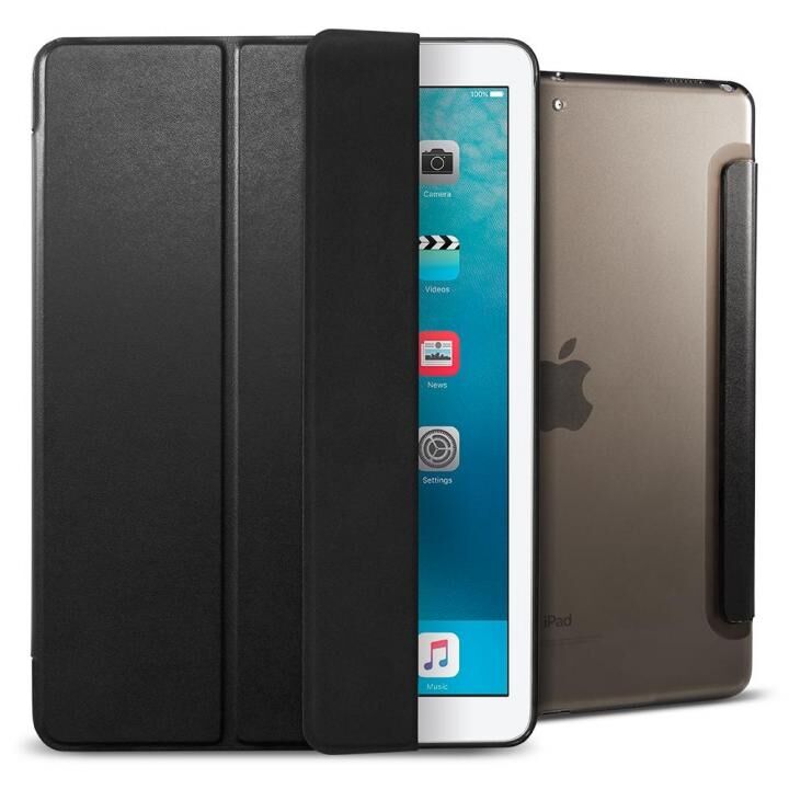 Spigen ケース Smart Fold Case iPad 9.7インチ ブラック_0