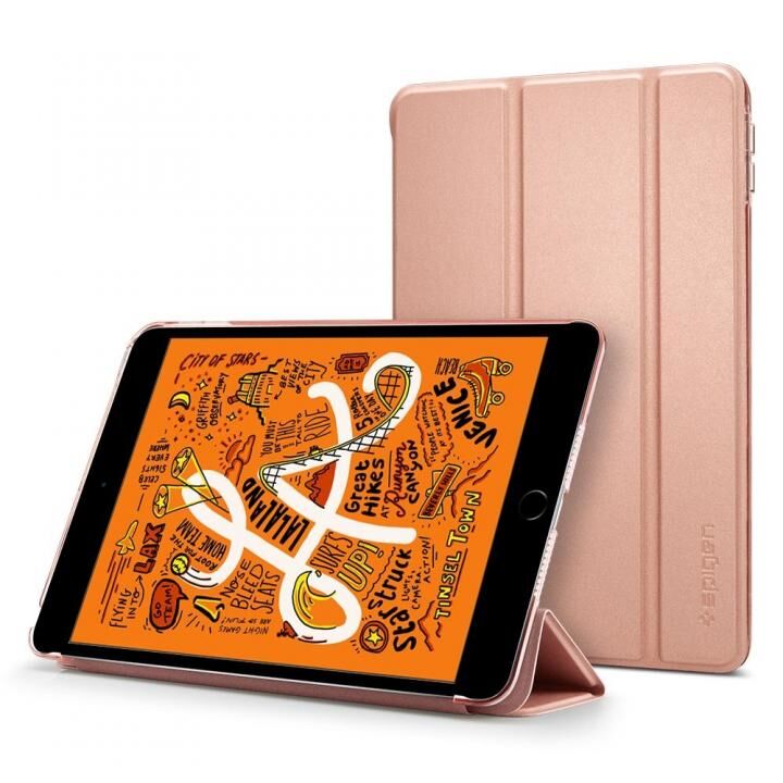 Spigen ケース Smart Fold iPad mini(2019) ローズゴールド_0