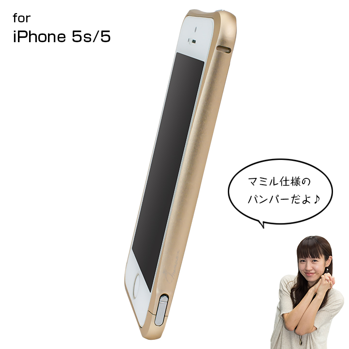 iPhone SE/5s/5 マミルトンのゴールドバンパー  iPhone SE/5s/5_0